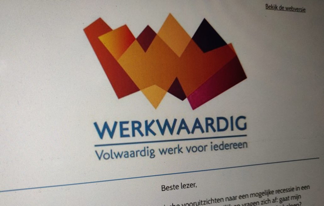 Lees de nieuwsbrief van Werkwaardig terug